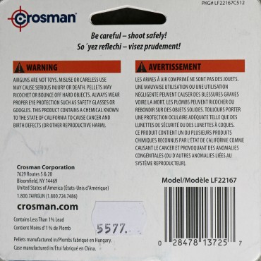 Crosman Powershot Diabolo Red Flight 5.5 mm 100 pcs. can